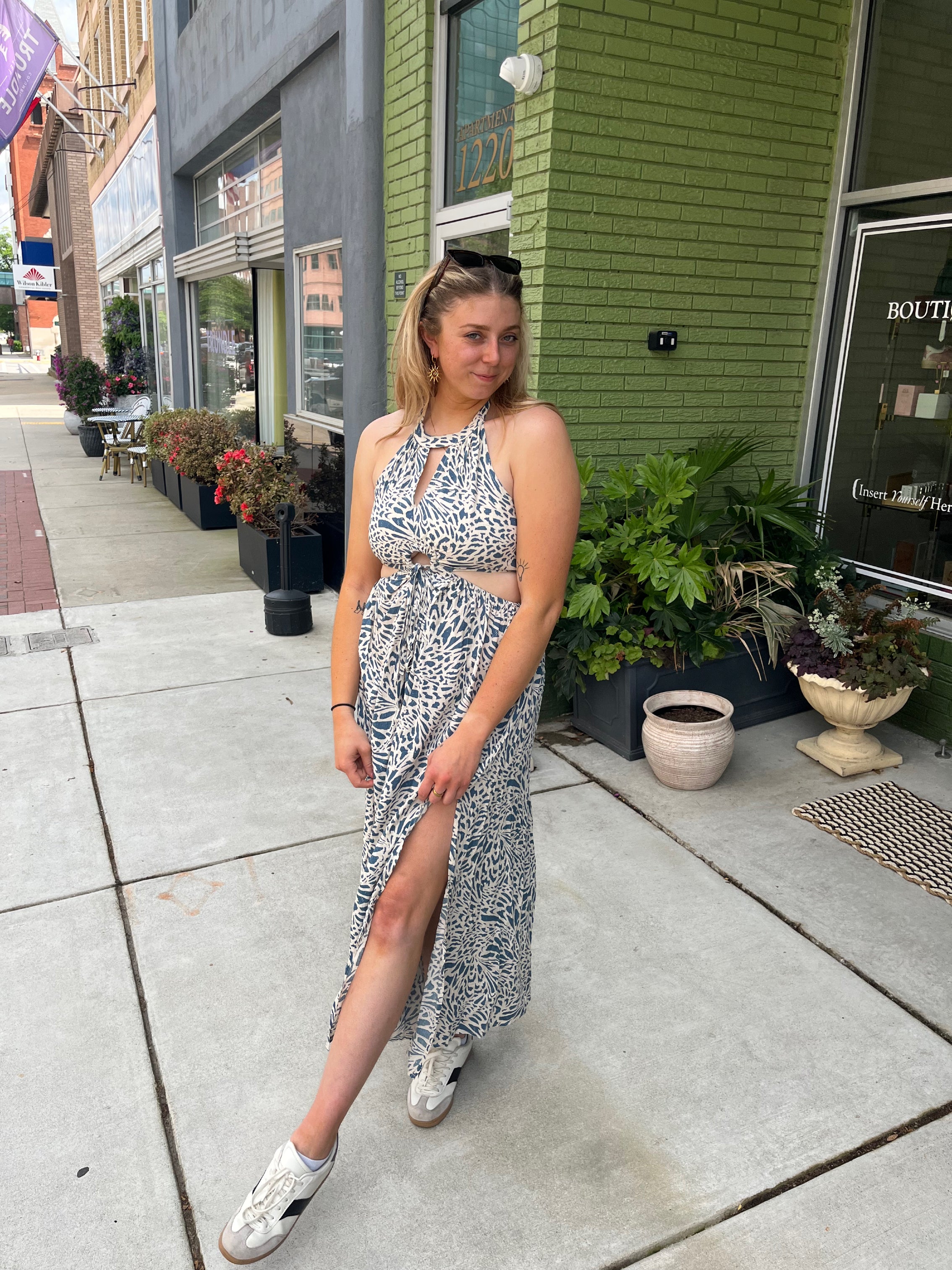 Dress Forum Blue Horizon Midi Dress