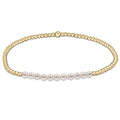 Enewton Gold Blissful 2MM Pearl Bead Bracelet