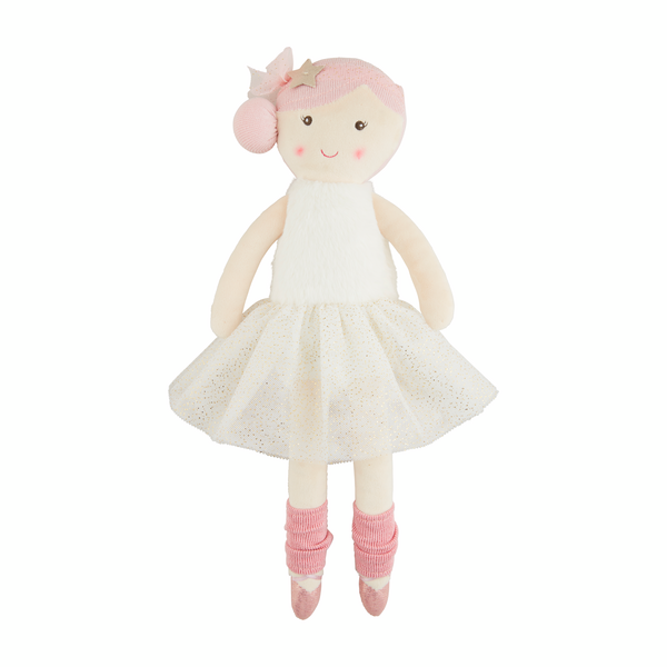 Mudpie My First Ballerina Doll