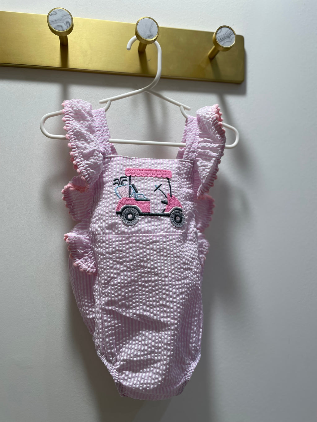 Mudpie Golf Cart One Piece Outfit