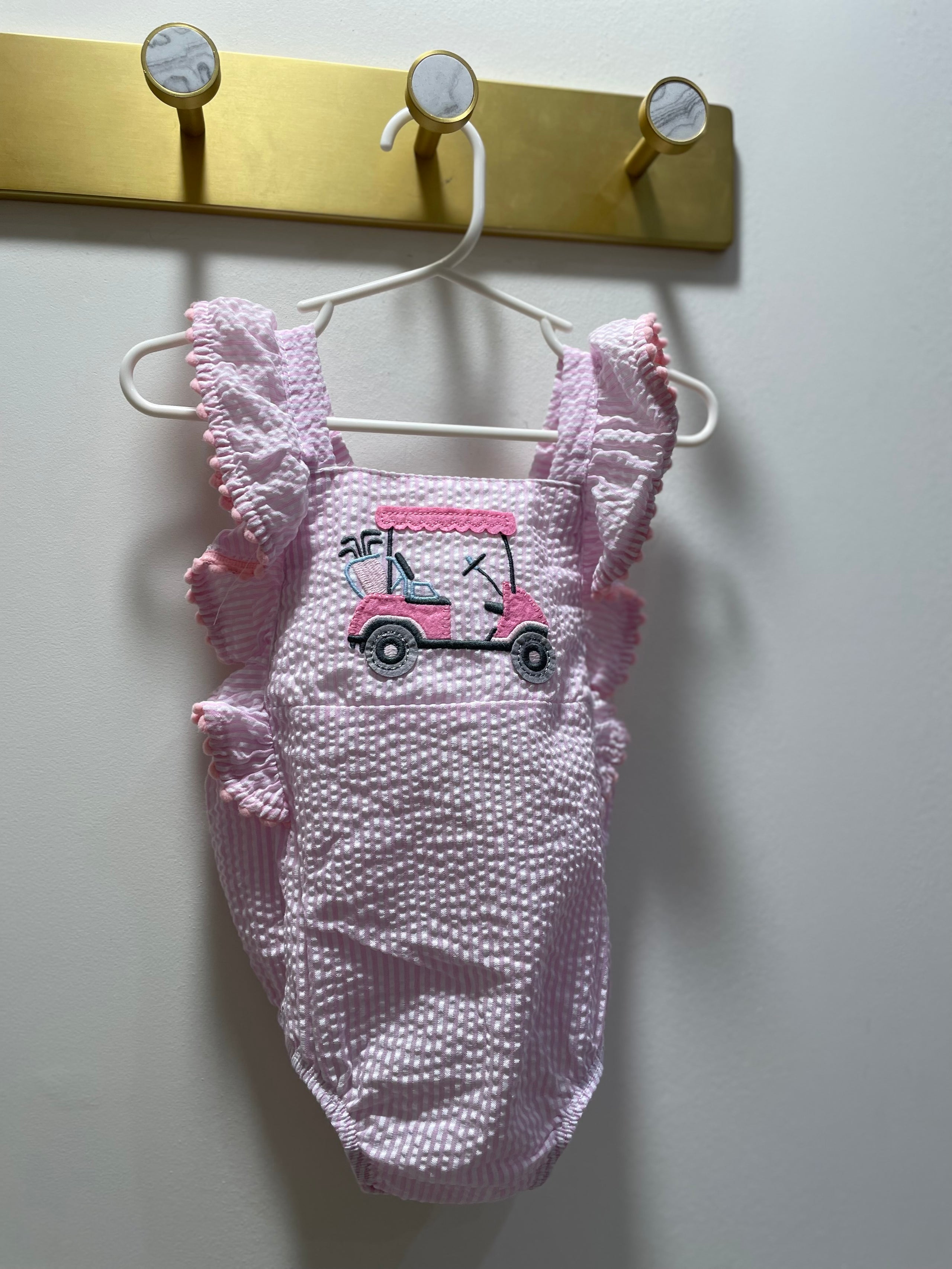 Mudpie Golf Cart One Piece Outfit