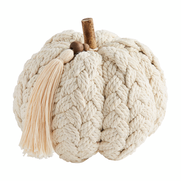 Mudpie Braided Pumpkin