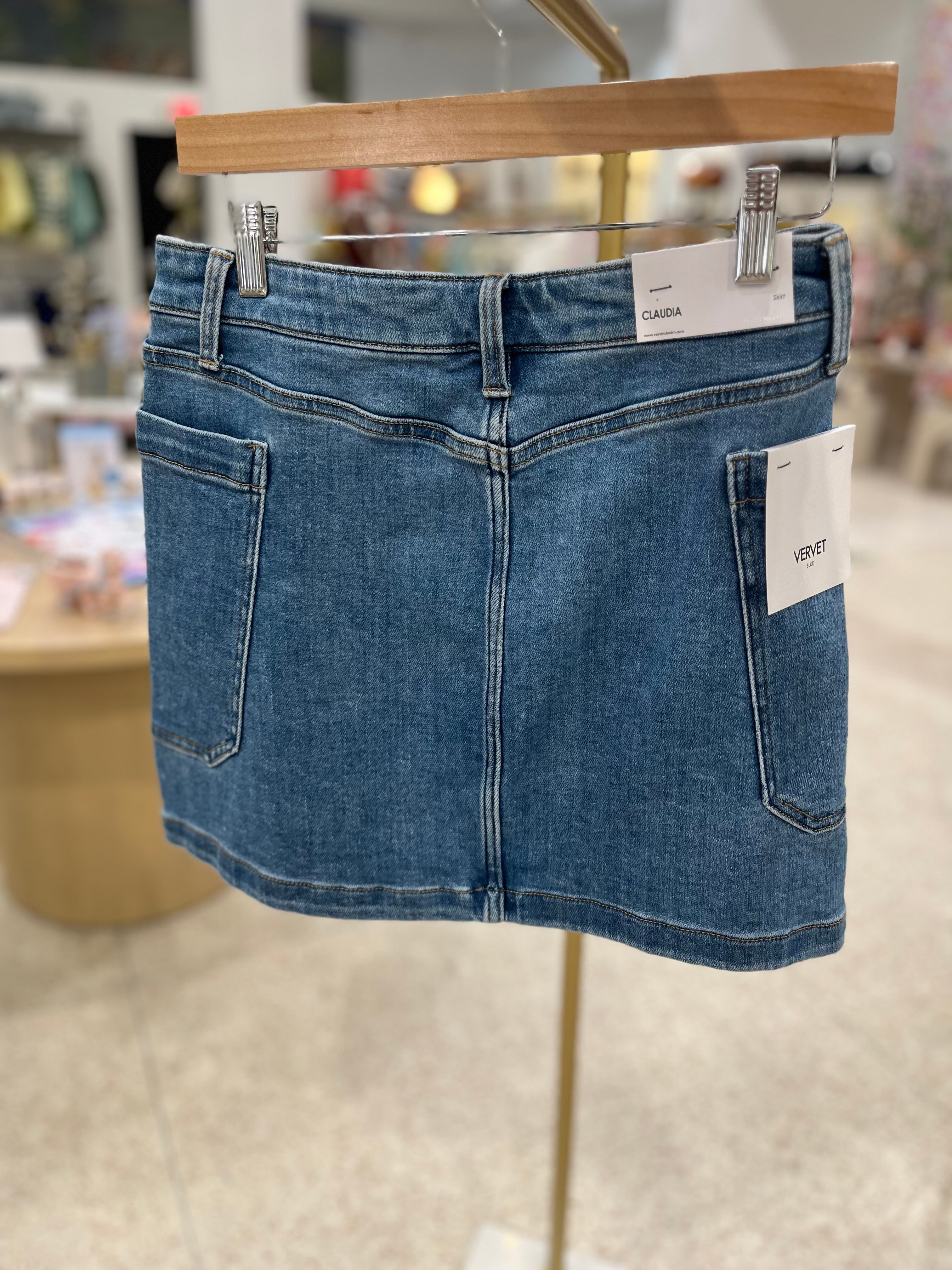 Vervet High Rise Cargo Mini Skirt