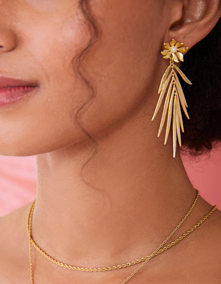 Spartina 499 Swaying Frond Earring Gold