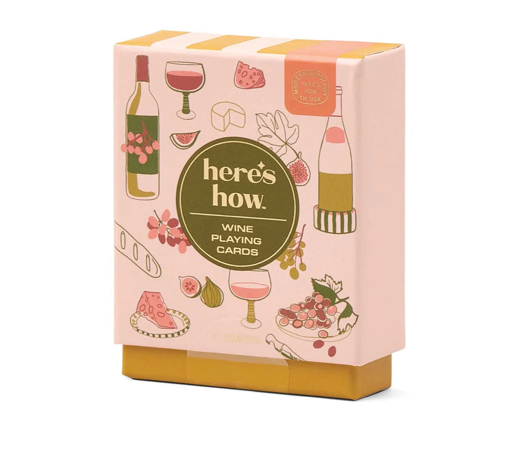 Here’s How Wine Playing Cards