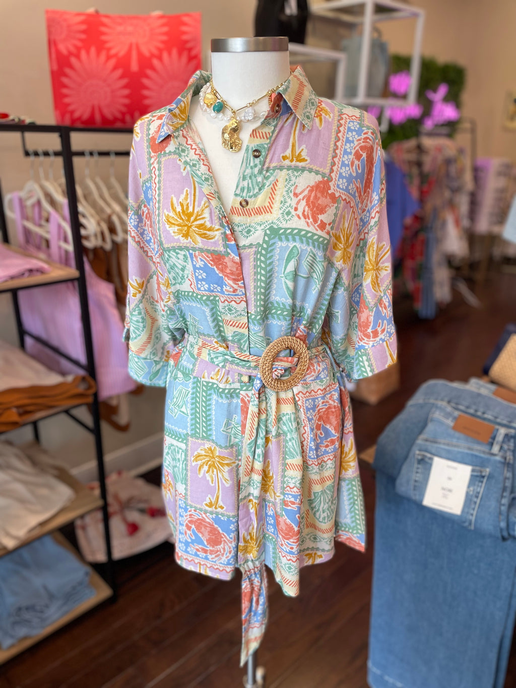 Dress Forum Paradise Belted Romper