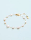 Spartina 449 SP Buckingham Bracelet 7-8” Pearl White