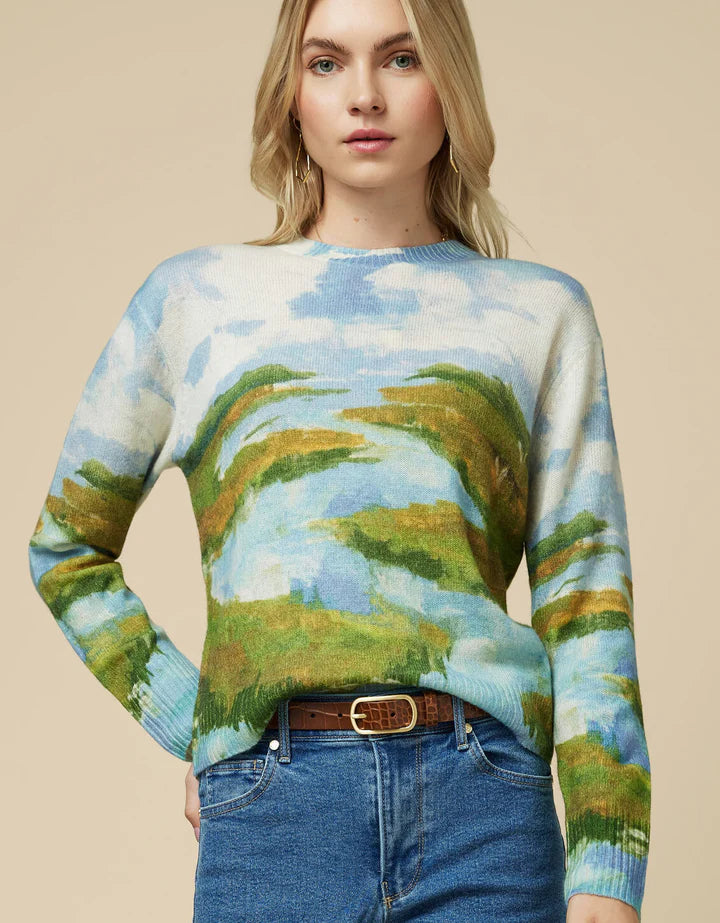 Spartina Murray Serpentine Landscape Sweater
