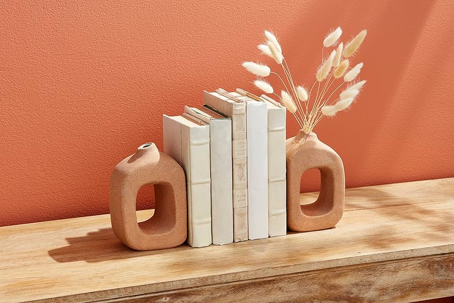 Mudpie Terracotta Bookend Vase