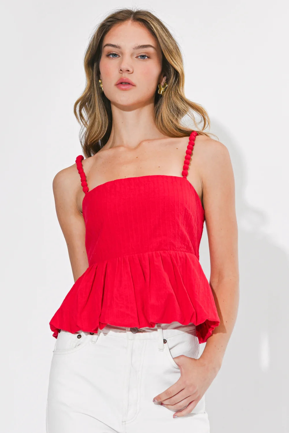 Adelyn Rae Holly Bubble Top