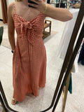 Miou Muse Gingham Maxi Dress