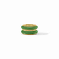 Julie Vos Carnaby Duet Ring Palmetto Green