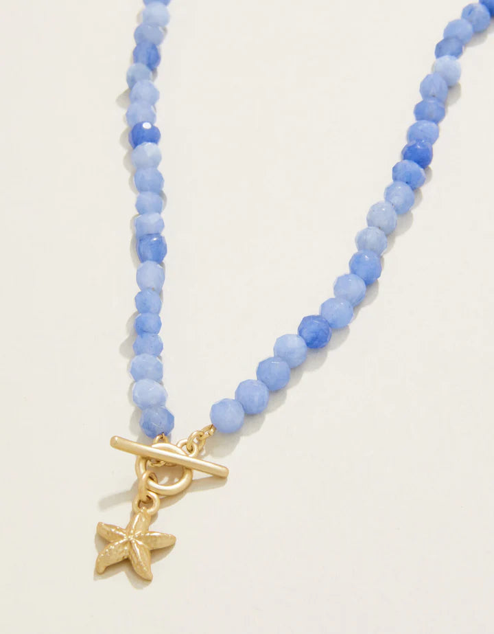 Spartina Blue Aventurine Calm Waters 17” Necklace