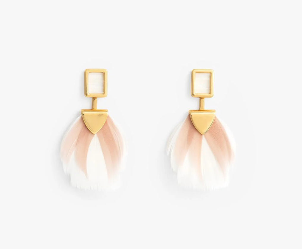 Brackish Tarpum Bay Bezel Drop Earring