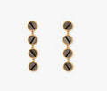 Brackish Harper Round Bezel Drop Earring