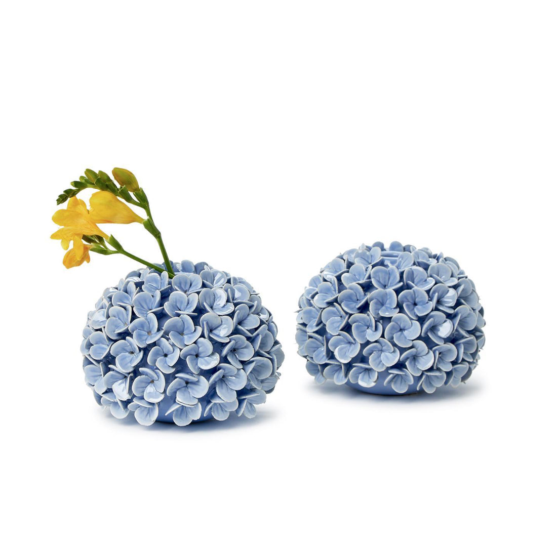 Twos Company Hydrangea Flower Bud Vases Set Of Two