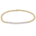 Enewton Gold Bliss 2MM Bead Bracelet Pearl