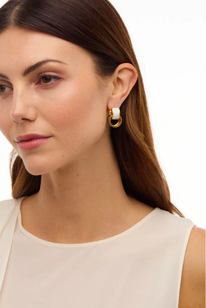 Brackish Dunmore Two Piece Hoop Earring