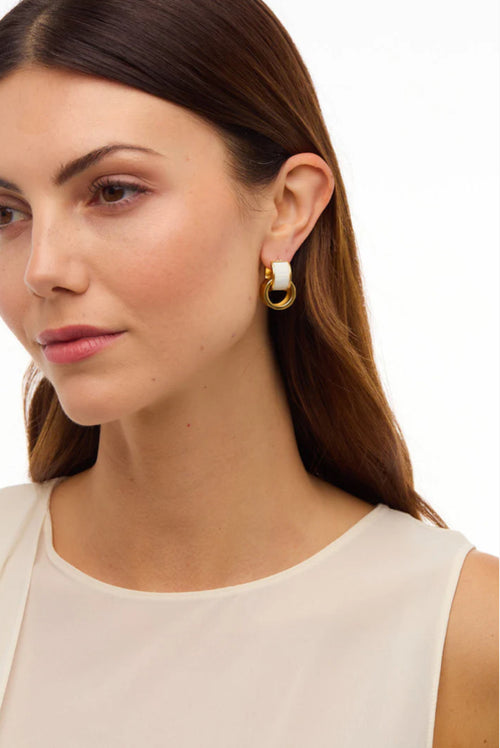 Brackish Dunmore Two Piece Hoop Earring