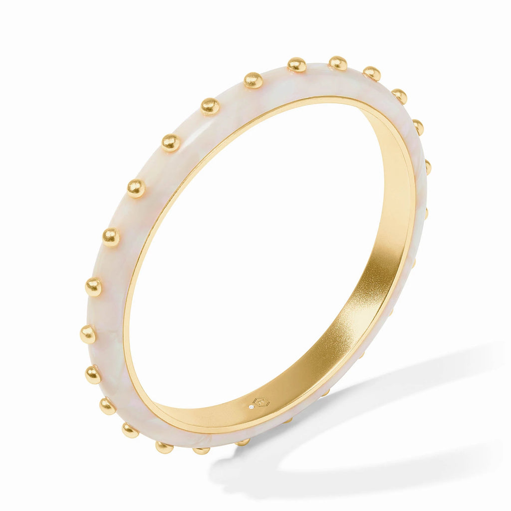 Julie Vos Colette Bangle Alabaster