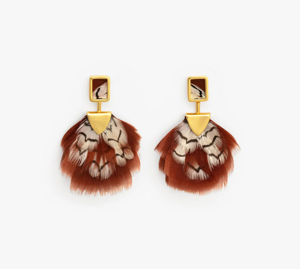 Brackish Penelope Bezel Drop Earring