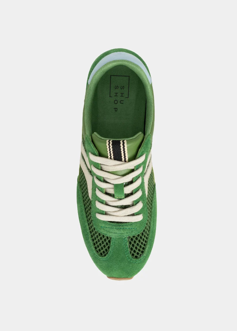 Shu Shop Green Sarah Sneaker
