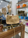 German Fuentes Raffia Crossbody Bag