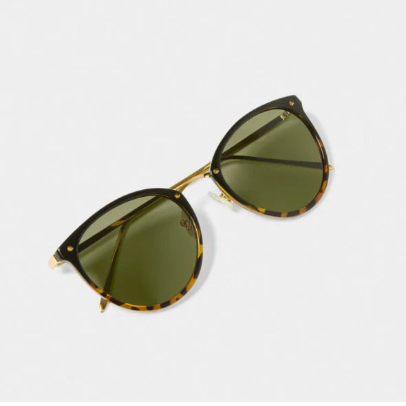 Katie Loxton Santorini Gradient Black Tortoise Sunglasses