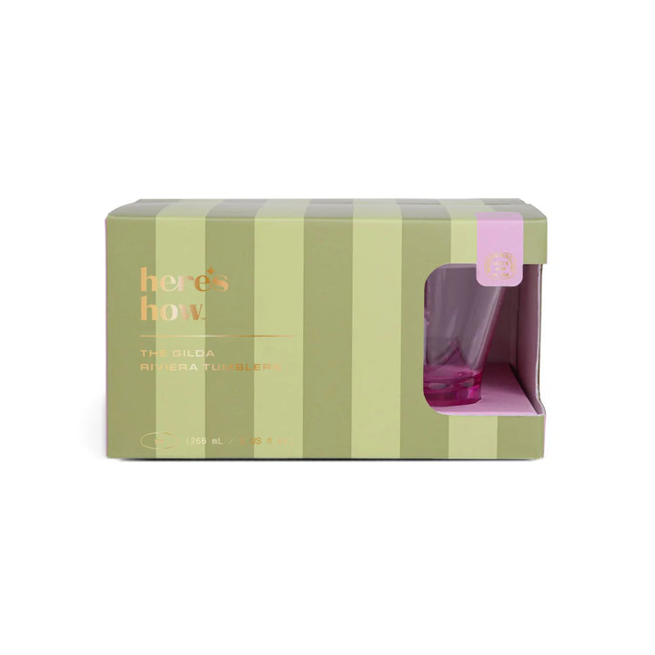 (Here’s How) Glinda Tumbler Set Of 4 Lilac