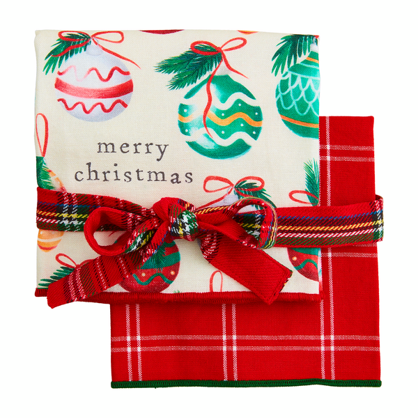 Mudpie Christmas Repeat Towels