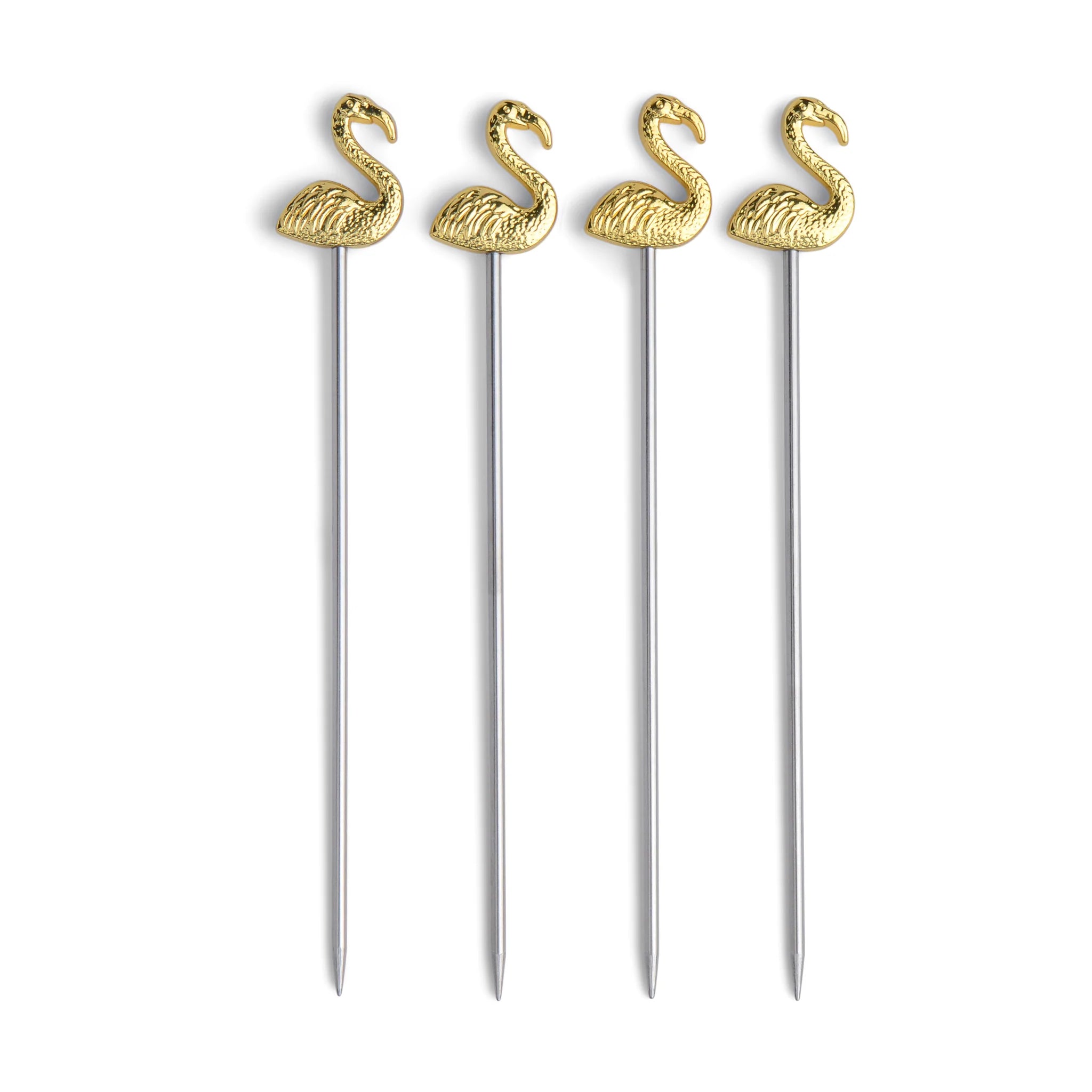 Lily Flamingo Cocktail Picks Set Of 4