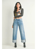 JBD Light Wash Wide Leg Jeans
