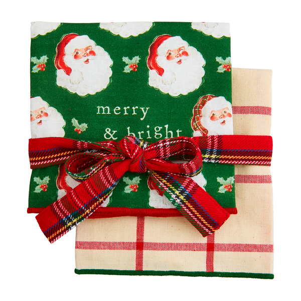 Mudpie Christmas Repeat Towels