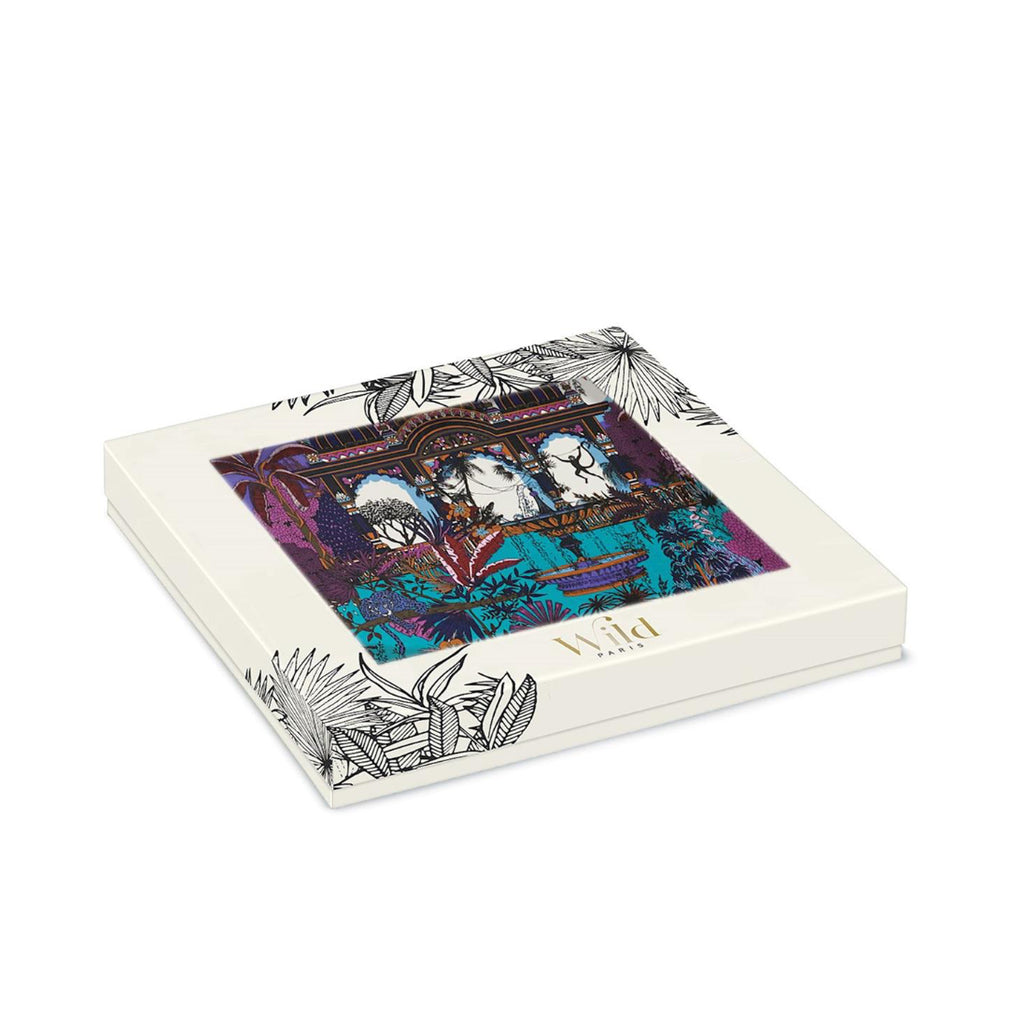 Twos Company Amber Palace Blue Mini Scarf