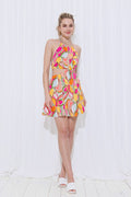 Summer Cut Out Halter Dress