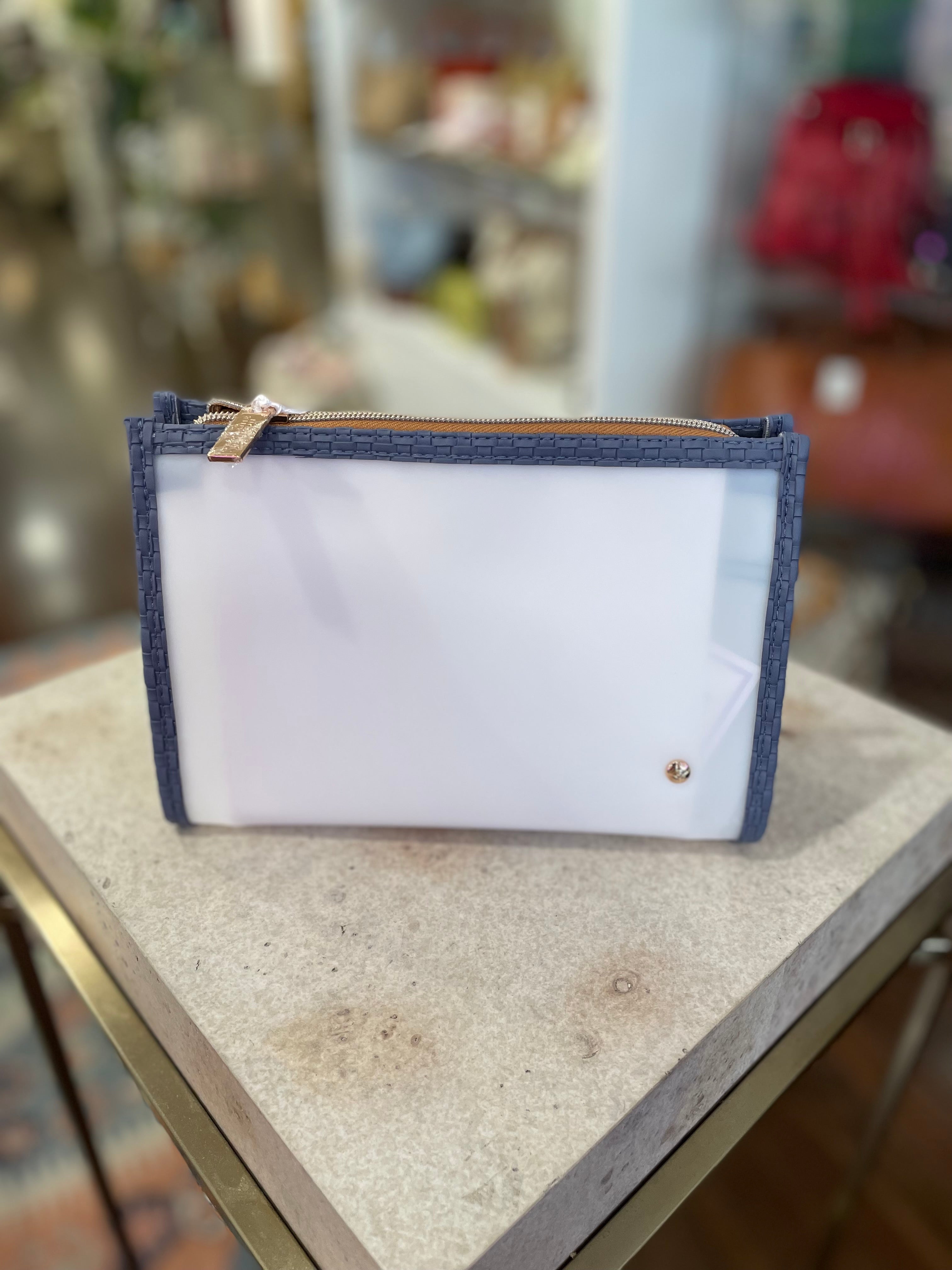 Stephanie Johnson Miami Ultramarine Medium Zip Cosmetic Bag