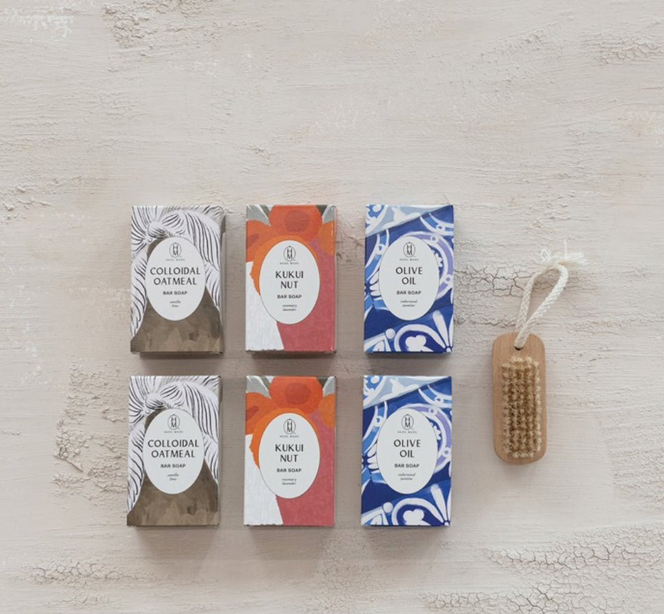 Hazel Mazel Beech Wood & Boar Hair Brush