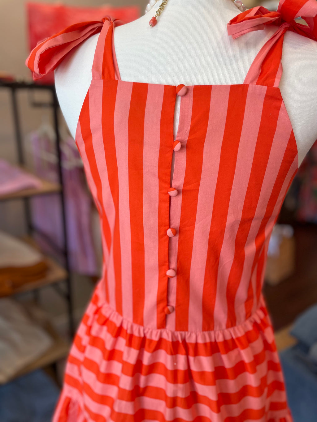 Pinch Sunset Stripe Mini Dress