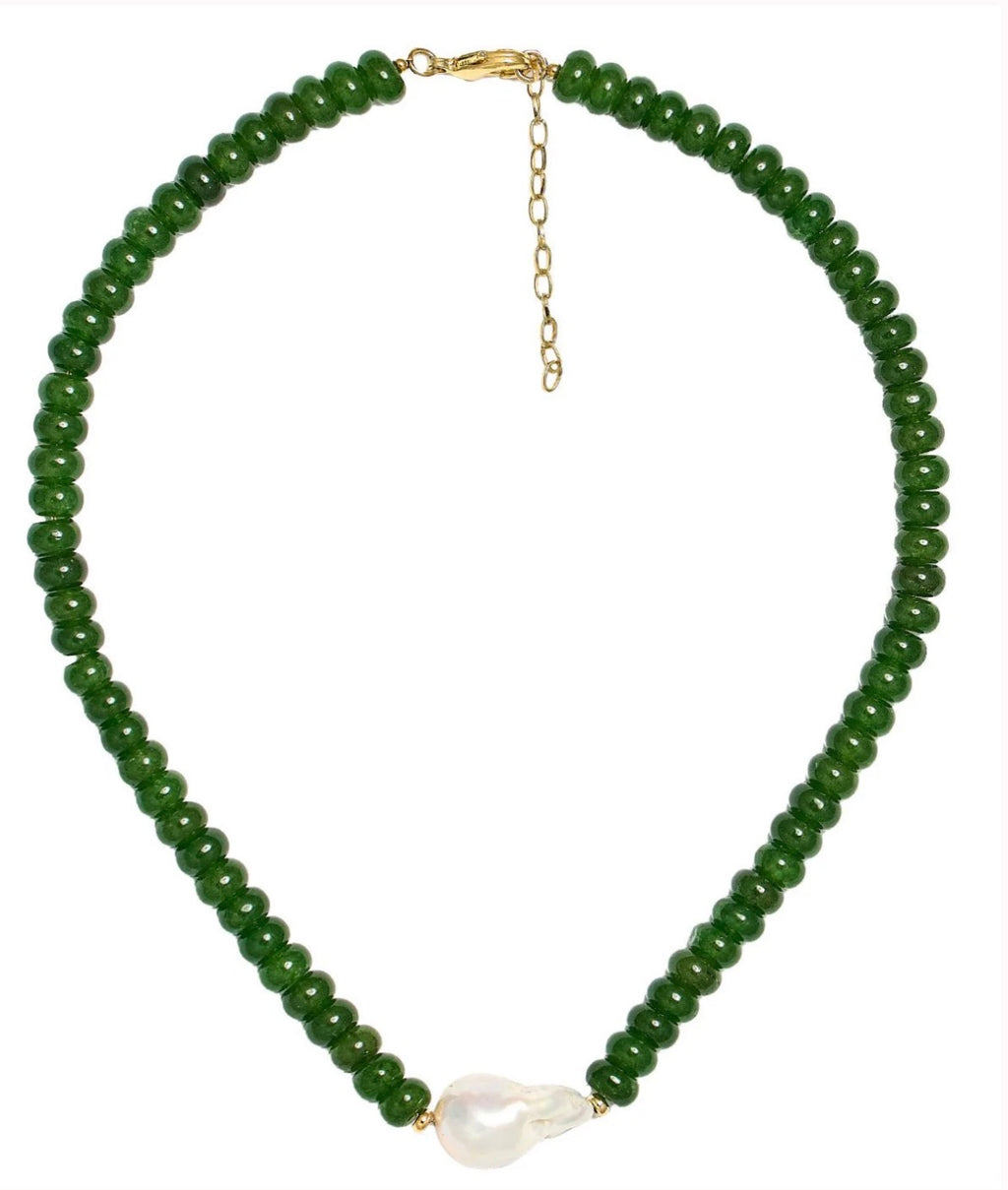 Lisi Lerch Susie Quartz Beaded Necklace with Freshwater Pearl