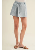 Mustard Seed Folded Asymmetrical Skort
