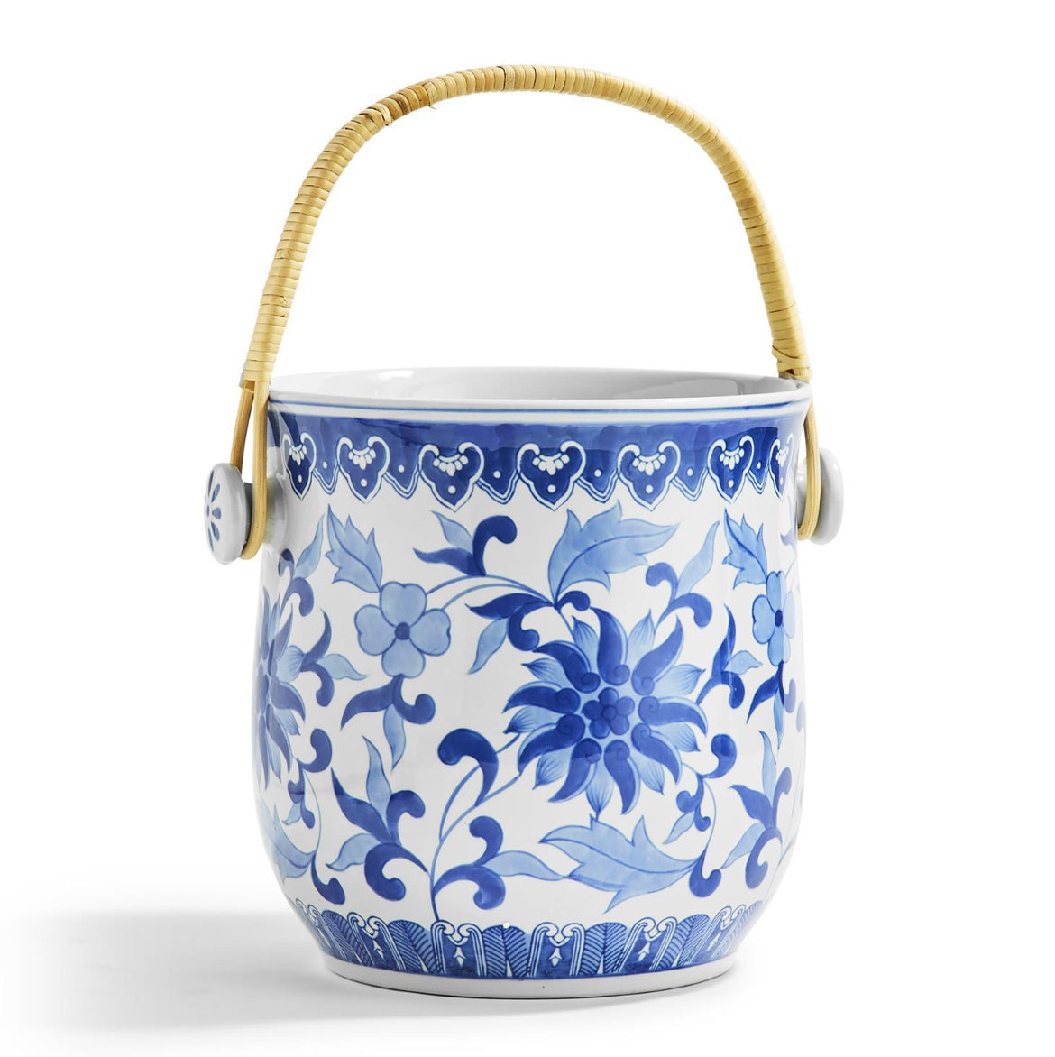 Twos Company Canton Collection Blue Willow Wine Chiller Bucket
