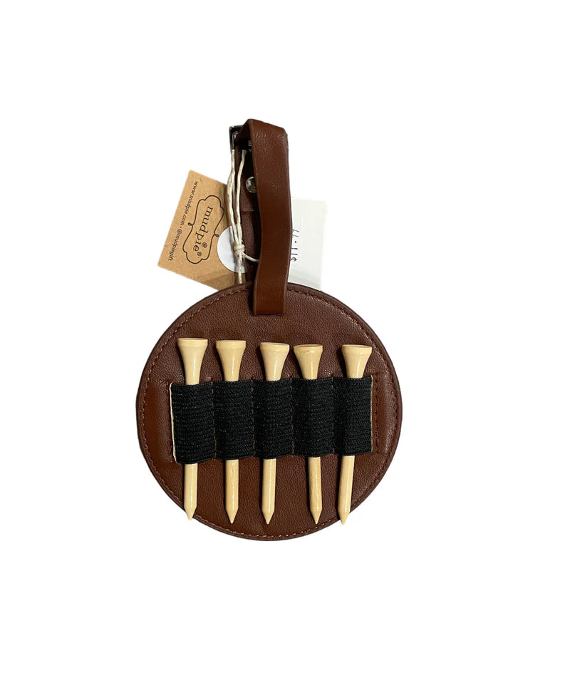 Mudpie Golf Bag Tag and Tee Holder