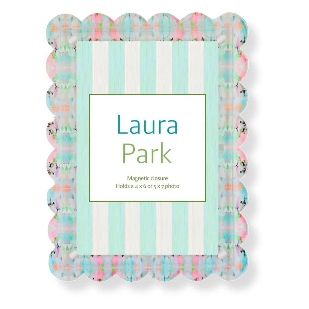 Laura Park 5x7 Acrylic Scalloped Picture Frame