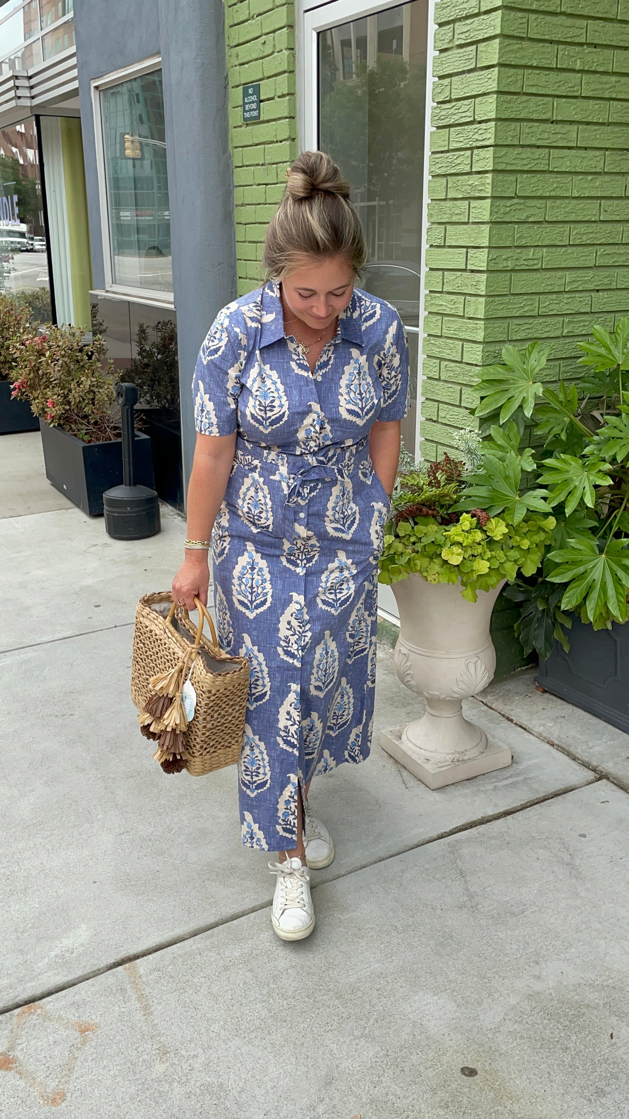 Spartina River Midi Floral Motif