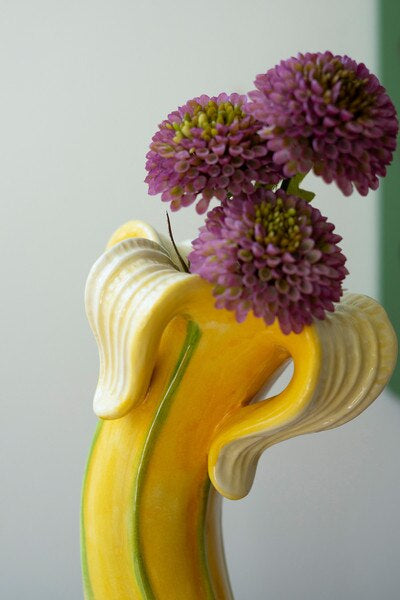 Kalalou Ceramic Banana Vase - Thumbnail 2