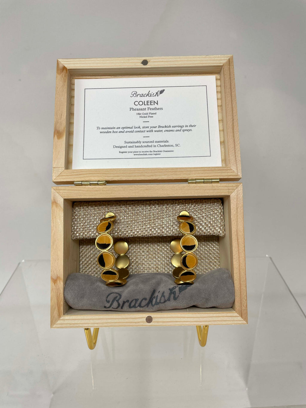 Brackish Coleen Hoop Earrings
