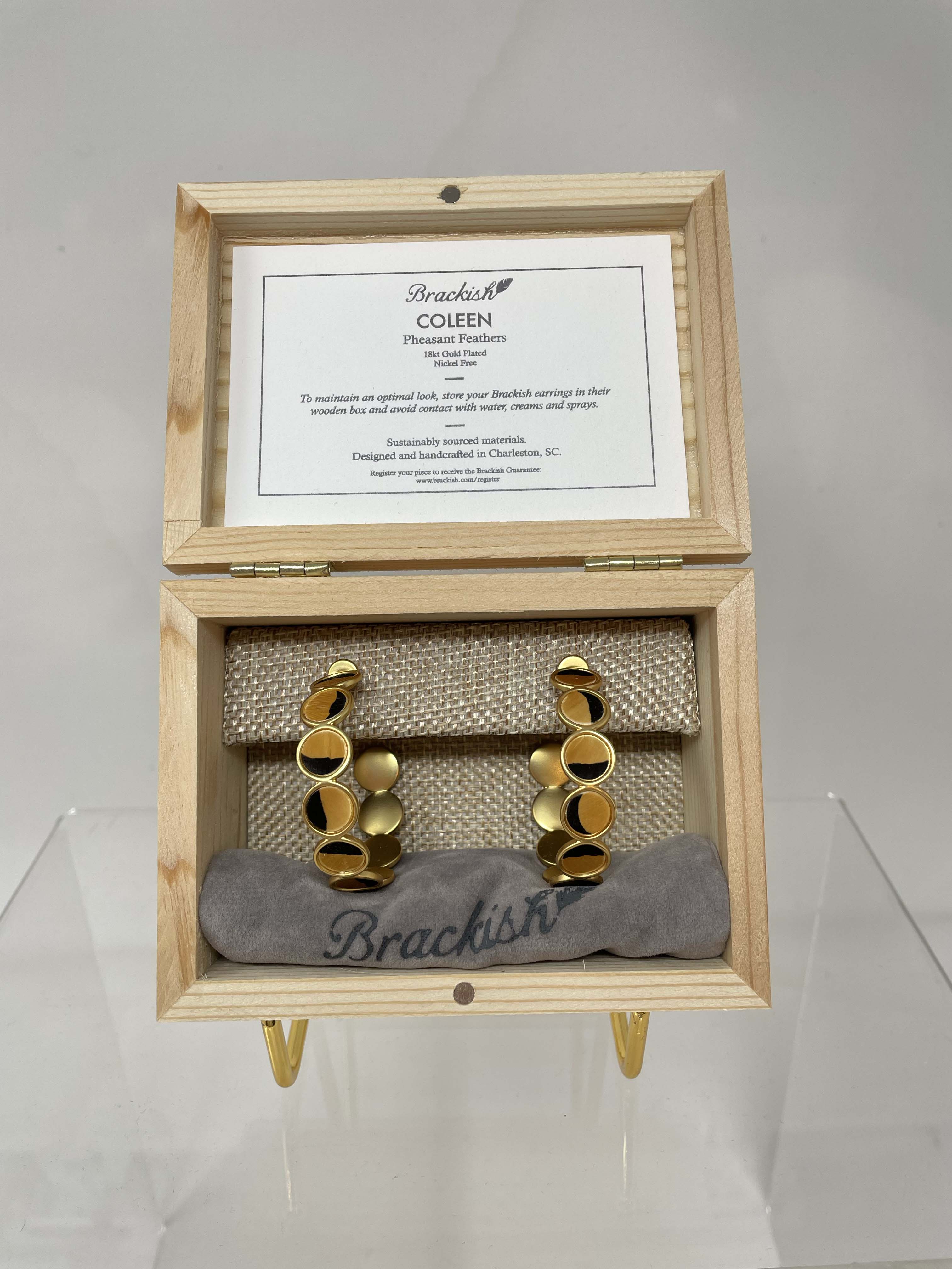 Brackish Coleen Hoop Earrings