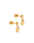 Linny & Co Screwback Stud Earring Millie Heart