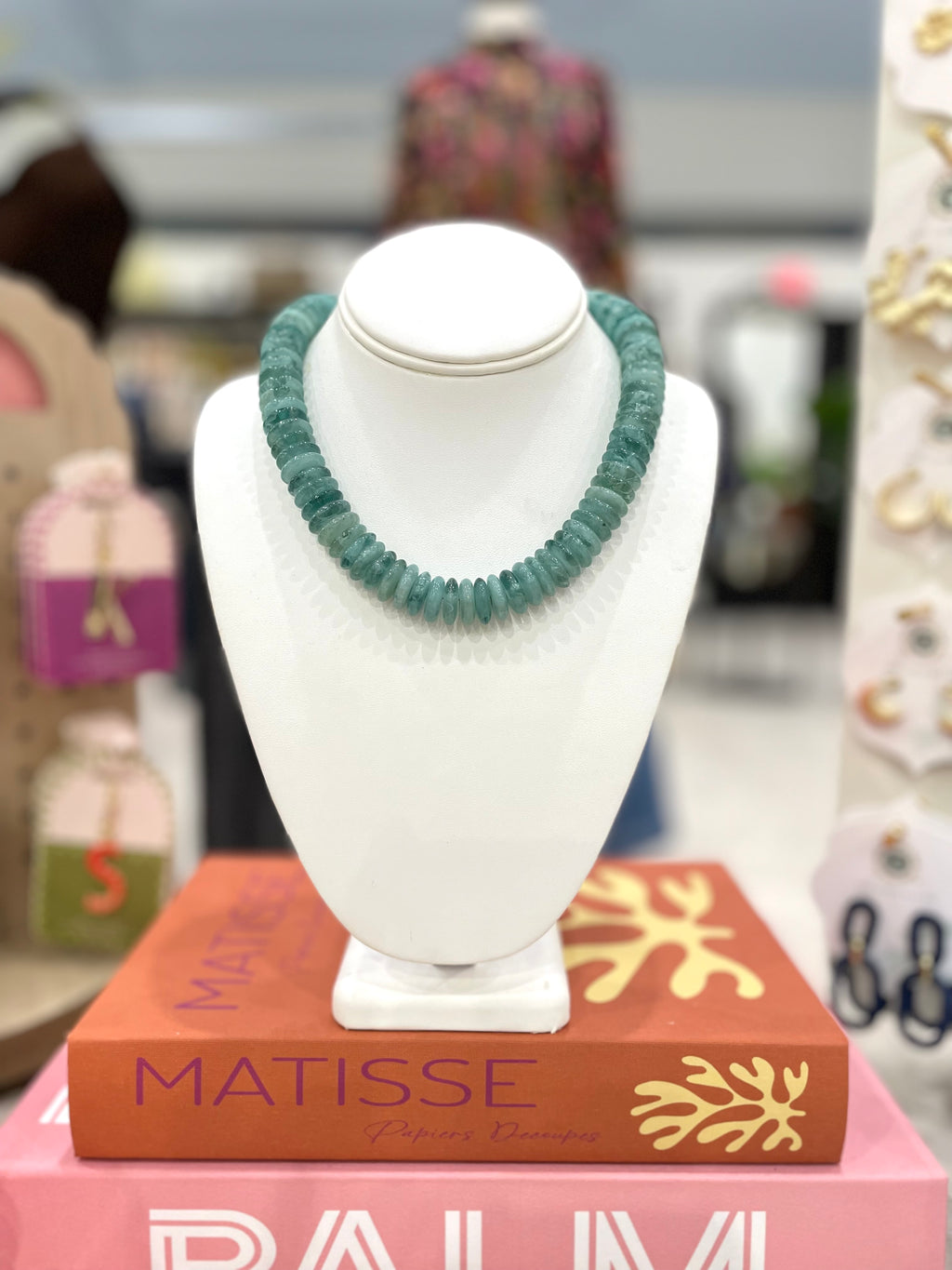 Disk Bead Candy Necklace