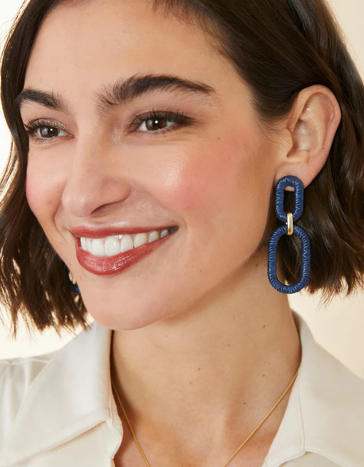 Spartina Straw Link Earrings